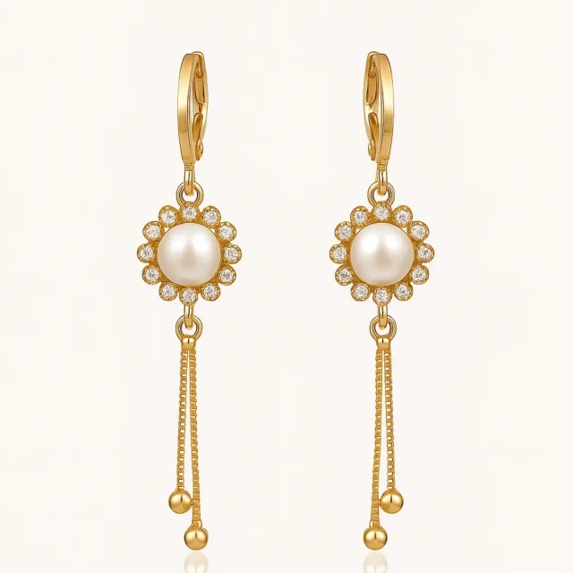 Aira Pearl Drop Earrings Everyday‑to‑Occasion