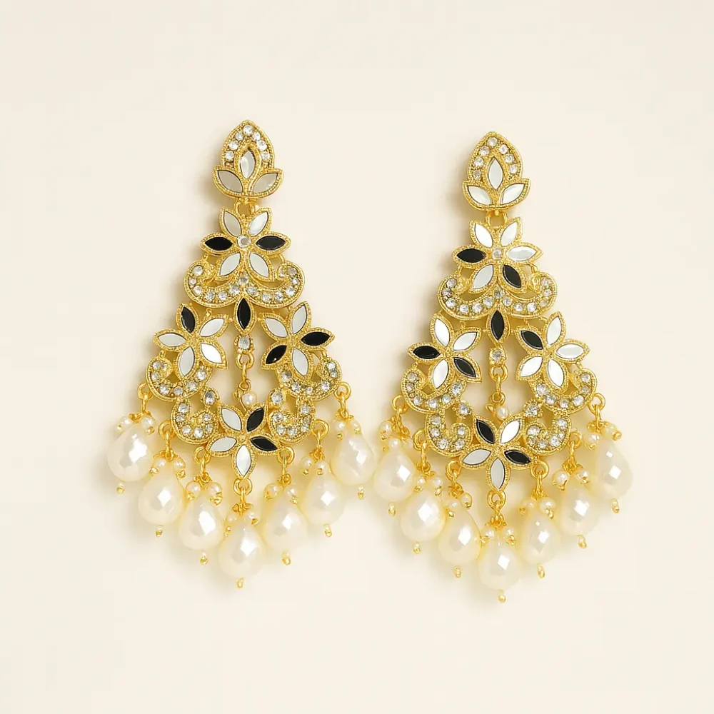 Mira Mirror Work Danglers